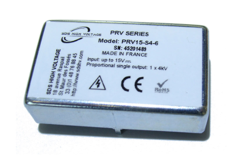 PRV15-S4-6高壓DC/DC轉(zhuǎn)換器模塊SDS High Voltage PRV15-S4-6高壓DC/DC轉(zhuǎn)換器模塊SDS High Voltage